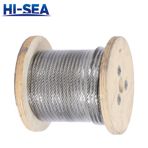 6×41WS Galvanized Right Hand Lang' lay Steel Wire Rope